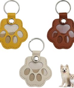 Cat Dog Hair Storage Keychain, Cat & Dog Lovers Gifts, Pet Hair Keychain, Fur Keepsake Keyring - Pet Memorial Gifts