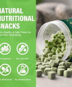 Cat Grass Treats for Indoor Cats, Digestive Health Support with Wheat Grass, Hairball Control Chews, Natural Grain-Free Snack for Kittens