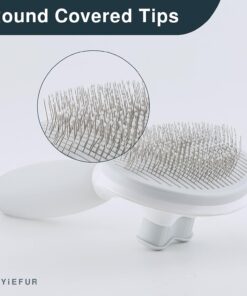 Cat Hair Brush,Cat Brush for Shedding,Soft Silicone Self Cleaning Brushes for Short and Long Haired Cats for Grooming and Shedding