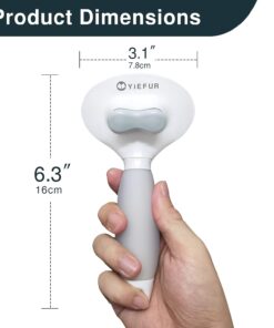Cat Hair Brush,Cat Brush for Shedding,Soft Silicone Self Cleaning Brushes for Short and Long Haired Cats for Grooming and Shedding