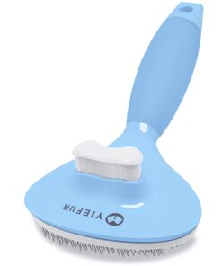 Cat Hair Brush,Cat Brush for Shedding,Soft Silicone Self Cleaning Brushes for Short and Long Haired Cats for Grooming and Shedding