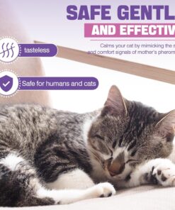 Cat Pheromones Calming Diffuser Refill 6 Pack Multicat Pheromone Diffusers Refills Relieve Anxiety Stress Reduce Spraying Fighting and Scratching for Cats Calm 48ml Fit All...