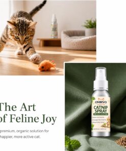 Catnip Spray for Cats & Kittens, Natural Catnip Extract Spray for Toys, Scratchers & Beds, Encourages Play & Exercise, Calming & Interactive Cat Spray, 50 mL / 1.69 fl oz