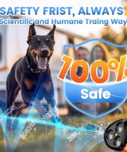 Cbersmg Dog Bark Deterrent Device 3X Anti Barking Device for Dogs, 5 Modes Stop Neighbors Dog Barks No More Safe for All Dogs 50FT Bark Control Indoor Outdoor with...