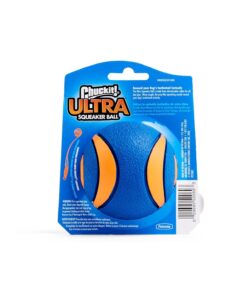 Chuckit! Ultra Squeaker Ball Dog Toy, Large (3 Inch) 1 Pack, for Large Breeds