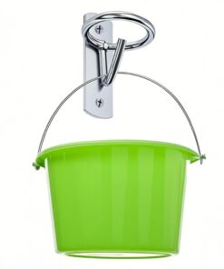 Cididu 10 Pack Bucket Hooks for Horses, Metal Water Bucket Hangers with Screws, Heavy Duty Wall Mount Feed Bucket Holder for Horse Stalls Stable Livestock Barn Farmhouse Supplies