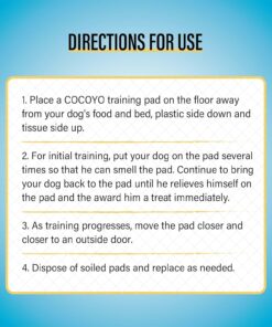 COCOYO Best Value Training Pads 30 Count | Dog Pee Pads | Super Absorbent Puppy Pads