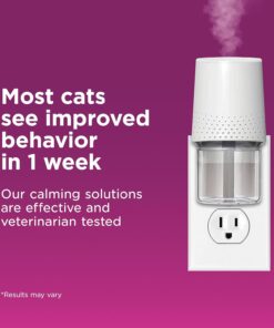 COMFORT ZONE Cat Calming Diffuser Refill, 6 Pack – Cat Calming Pheromone Refills Help Reduce Anxiety, Stress, Scratching, Urine Marking, Aggression, (30-Day Refills, 180-Day...