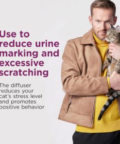 COMFORT ZONE Cat Calming Diffuser Refill, 6 Pack – Cat Calming Pheromone Refills Help Reduce Anxiety, Stress, Scratching, Urine Marking, Aggression, (30-Day Refills, 180-Day...