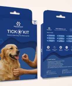 Complete Tick Removal Kit for Dogs & Cats – Tick Remover Tool Set with 3 Size Hooks, Tick Comb & Stainless Steel Precision Tick Remover + Tweezers, Travel Pouch – Safe, Fast...
