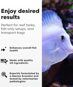 Continuum Aquatics Stress Defense M for Marine Aquariums – Supports Fish Health – Reduces Ammonia Stress – Enhances Slime Coating – Ideal for Transport & Recovery 500 ml