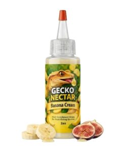 CTWPets Gecko Treat – Liquid Fruit Nectar Drops for Crested Gecko, Day Gecko & Gargoyle Gecko | Treat, Water Additive & CGD Mixer (2oz, Mango Papaya)