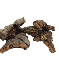 DBDPet Virgin Reptile Cork Bark- Assorted Pieces (Rounds, Half Rounds, and Flats by Weight) for Reptiles, Amphibians, Orchids, Frogs, Terrariums and More! (1lb of Assorted Pieces)