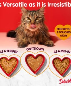 Delectables Lickable Treat Savory Broths Wet Cat Treat with Real Tuna & Salmon, Food Topper, Hydrating, Grain-Free, No Fillers, No By-Products, No Added Preservatives, 1.4oz...