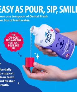 Dental Fresh Plaque & Tartar Control Water Additive for Dogs & Cats – Helps Support Clean Teeth, Healthy Gums & Fresh Breath Just add to Water – Advanced Formula Oral Care, 17...