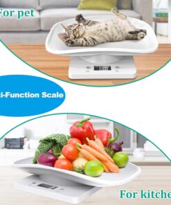 Digital Pet Scale,Puppy Scales for Weighing,Digital Small Animals Scales for Weighing,Whelping Supplies,Kitten Scale,Baby Scales for Newborn Dog Cat Crawl Pet,Capacity up to 33...