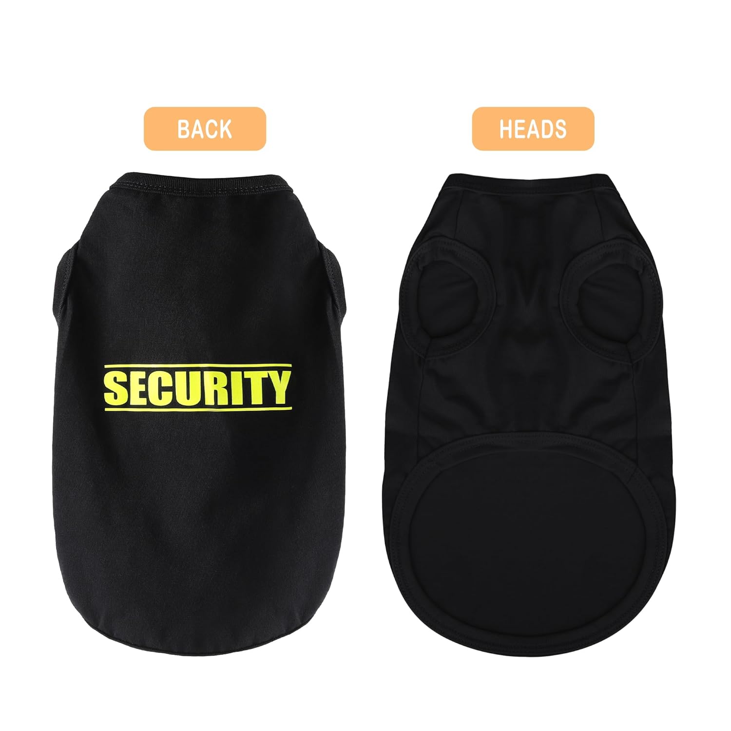 Discover Cozy Cotton Canine Wear: Soft, Lightweight, and Breathable Dog Shirt Vest with Eye-Catching Graphics(Security), Keeping Your Furry Friend Warm and Comfy! Blue M