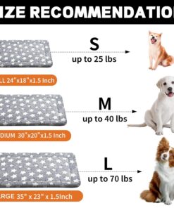 Dog Bed Mat – Soft & Comfortable Dog Kennel Pad for Crate – Durable Crate Bed & Mat for Dogs & Cats – Ideal for Crate, Kennel, and Home Use