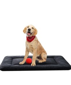 Dog Beds Crate Pad for Medium/Large Dogs Fit Metal,Ultra Soft, Washable & Anti-Slip Kennel Pad for Dogs Cozy Sleeping Mat,Gray 36inch