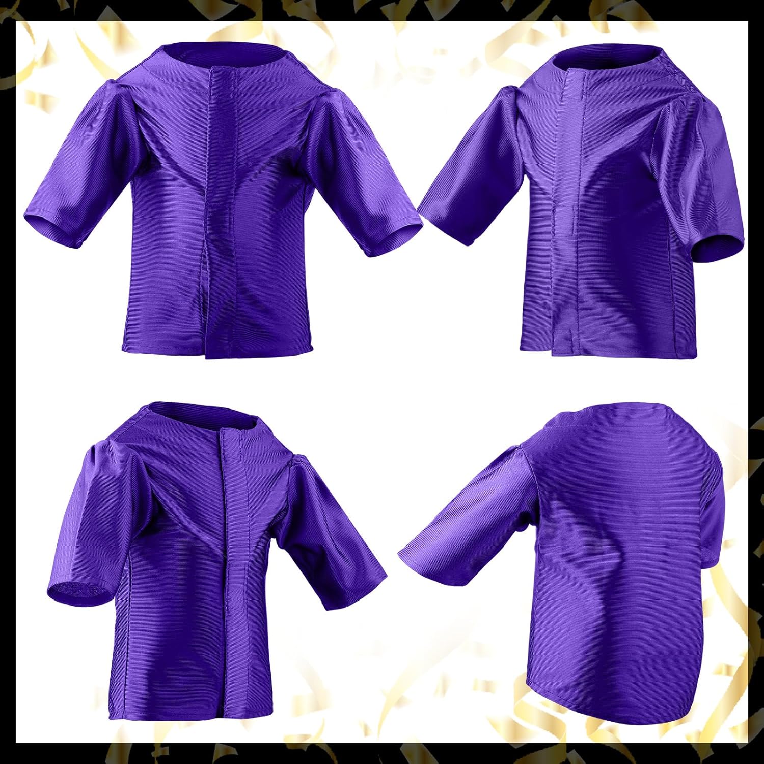 Dog Graduation Cap and Gown 2026 Washable Pet Graduation Costume for Dog Cat Shirt and Hat(Traditional,Purple,M)