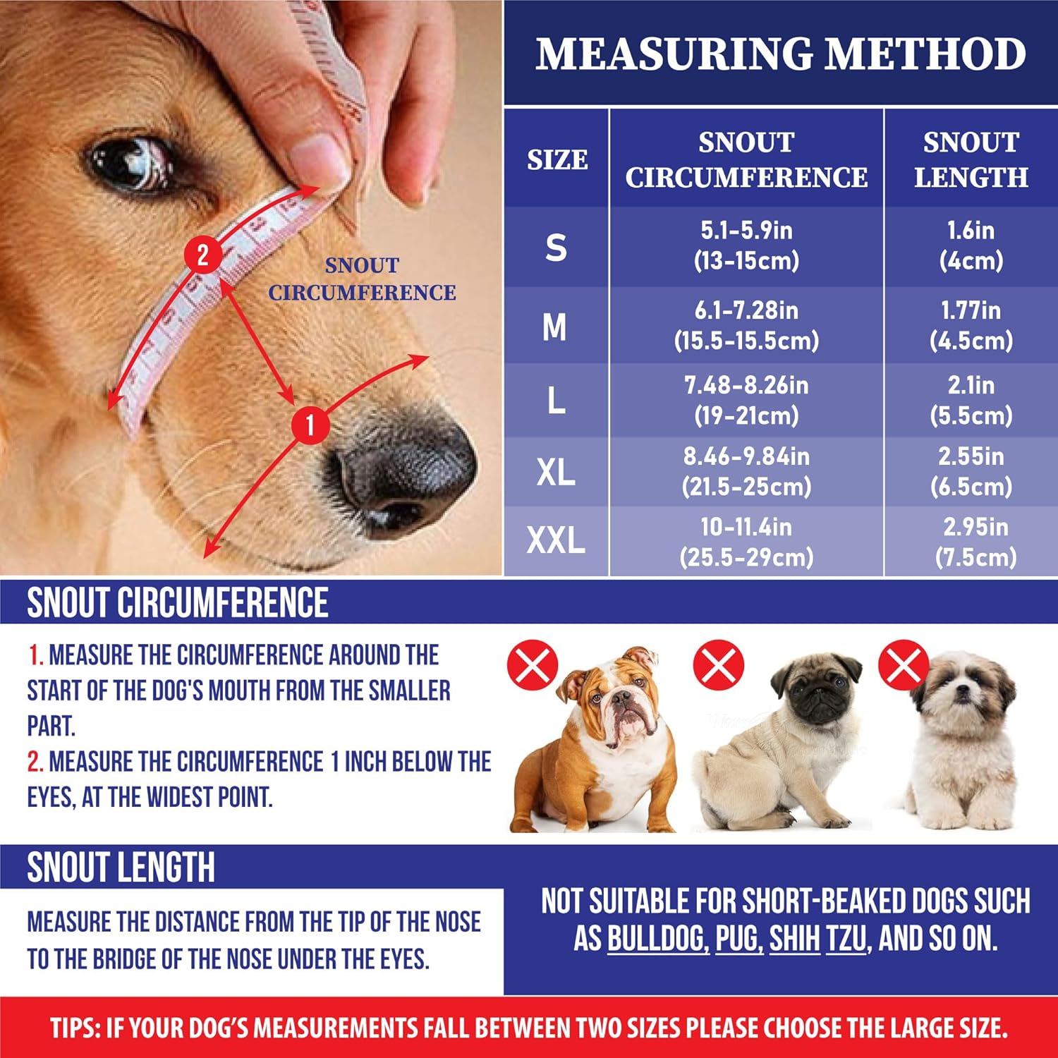 Dog Muzzle for Small Dogs - Soft Nylon Breathable Muzzle for Small Dog with Air Mesh | Adjustable Dogs Muzzles to Prevent Biting | Puppy Mussels for Grooming Barking Chewing...