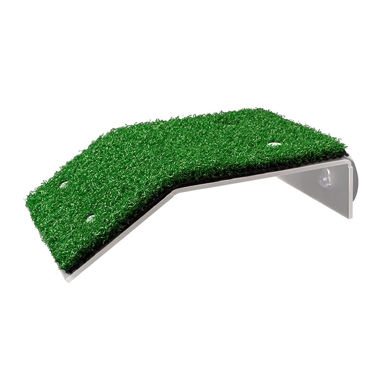DoubleWood Lawn Turtle Basking Platform Turtle Resting Basking Platform, Simulation Grass Turtle Ramp for Turtle Tank, for Small Reptile Frog Terrapin (Large)