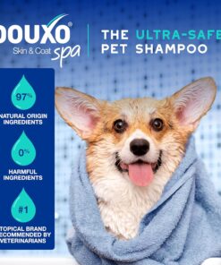 DOUXO® Skin & Coat SPA - Ultra-Safe Odor Control Dog Shampoo for Smelly Dogs, 16 fl oz, Cleans and Hydrates The Skin, Removes Odor, Leaves The Coat Soft and Smelling Great,...