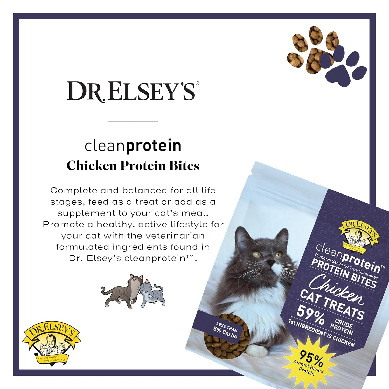 Dr. Elsey's cleanprotein Protein Bites Chicken 6 oz.