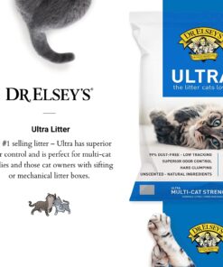 Dr. Elsey's Ultra UnScented Clumping Clay Cat Litter 40 lb. Bag