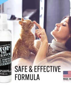 EBPP Stop The Scratch Cat Spray Deterrent for Kittens and Cats - Non-Toxic, Safe for Plants, Furniture, Floors and More Cat Deterrent Spray with Rosemary Oil