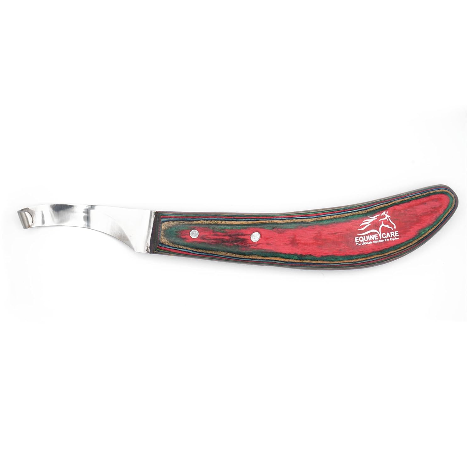 Equine Care Farrier Hoof Knife (Right-Handed) | Razor Sharp J2 Stainless Steel Blade, Ergonomic Handle | Professional Grade Precision Tool for Horse, Cow, Goat & Livestock Hoof...