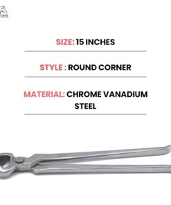 Equine Care Professional Hoof Nippers for Horses – Drop-Forged Heat-Treated Chrome Vanadium Steel Farrier Tool | Horses, Foals, Donkeys, Cattle & Livestock | 10