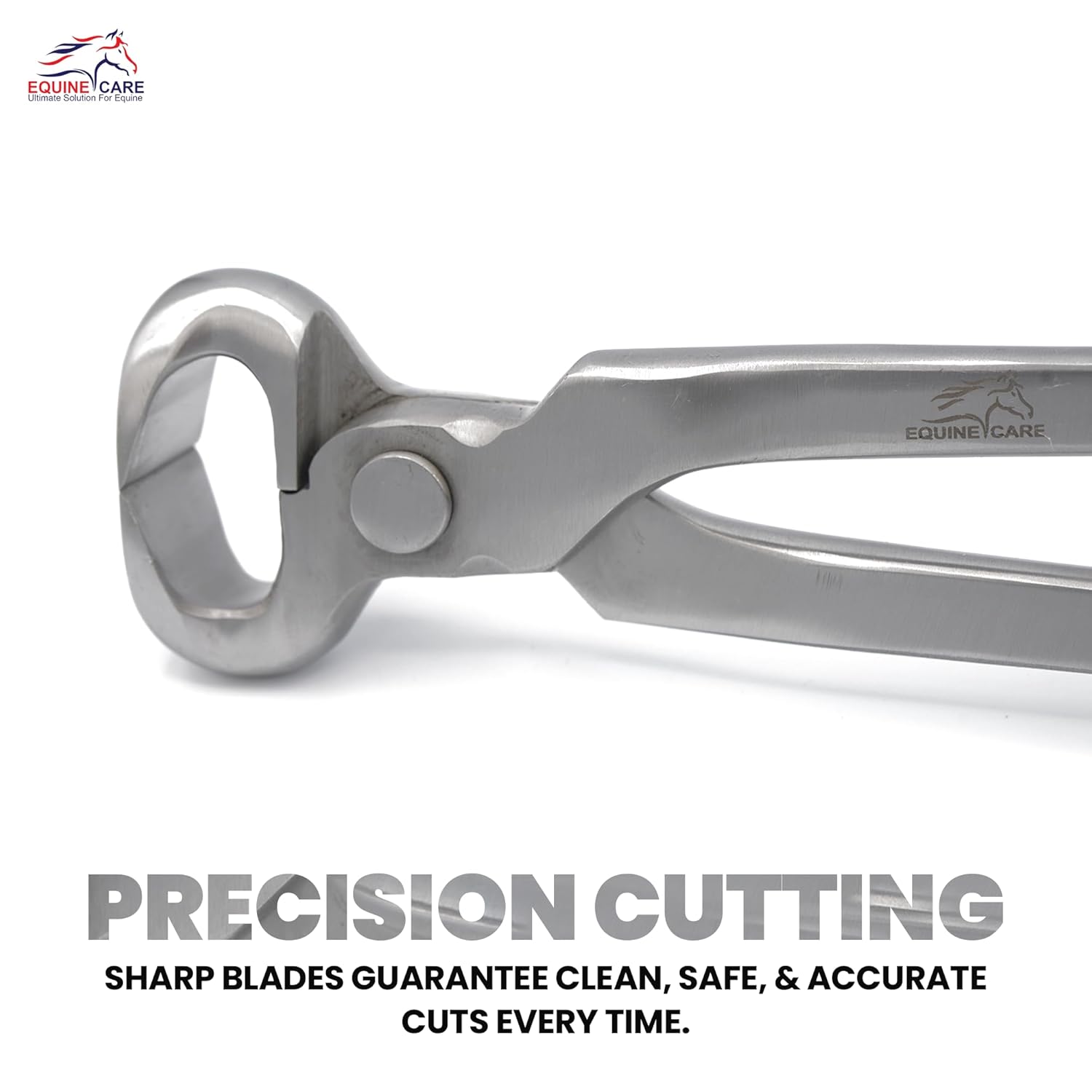 Equine Care Professional Hoof Nippers for Horses – Drop-Forged Heat-Treated Chrome Vanadium Steel Farrier Tool | Horses, Foals, Donkeys, Cattle & Livestock | 10" to 15" (Choose...