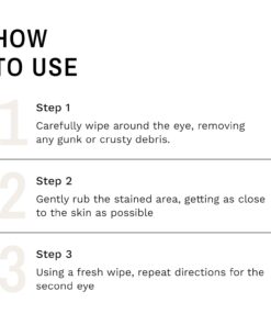 Eye Envy Tear Stain Wipes for Cats. Textured to Gently Clean Tear Stains. Natural Formula. Recommended by Persian & Exotic Breeders, Groomers. USA Made. 60 Cat Eye Wipes