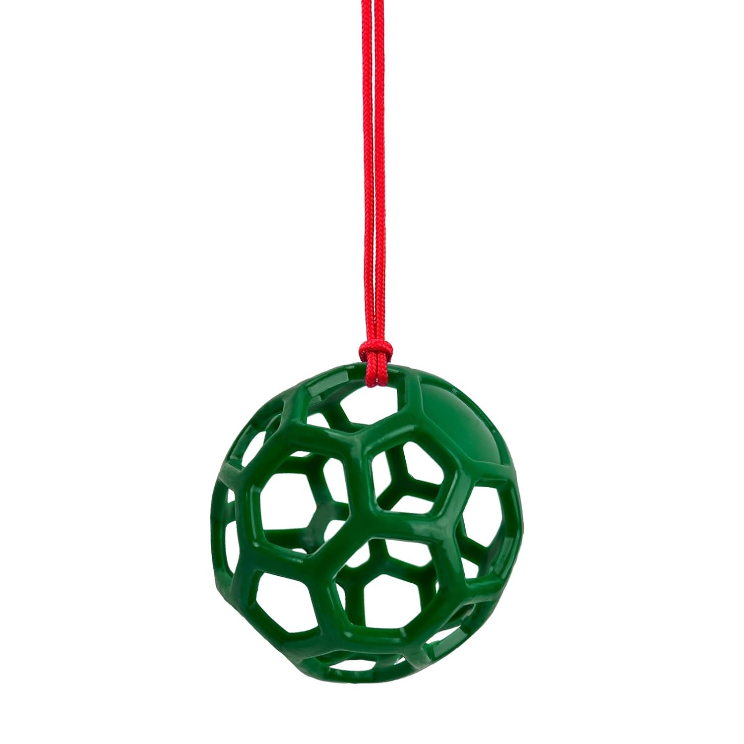 Farm Stall Hanging Feeder Toy Ball for Horses, Goats, Sheep – Durable TPR Feeding Ball, Hay Feeder for Animal Enrichment, Stretch-Resistant Design (Yellow)