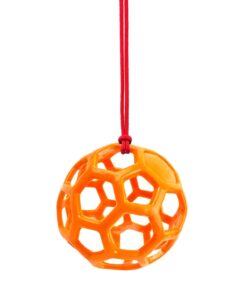 Farm Stall Hanging Feeder Toy Ball for Horses, Goats, Sheep – Durable TPR Feeding Ball, Hay Feeder for Animal Enrichment, Stretch-Resistant Design (Black)