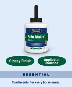 Farnam Rain Maker Triple Action Hoof Moisturizer & Conditioner, Protection Against Dry Weather, Cracks, Splits, Contracted Heels, 32 fl oz