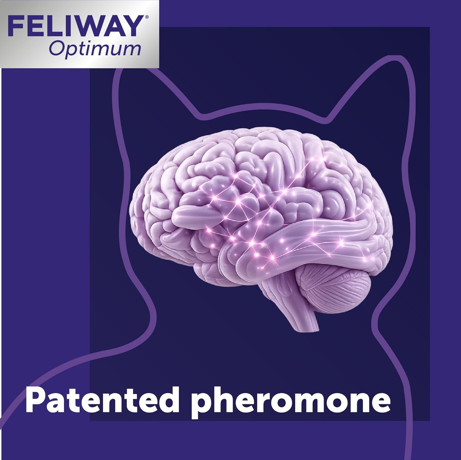 FELIWAY Optimum Cat Calming Diffuser Kit – Advanced Support to Help Reduce Urine Spraying, Scratching, Fighting and Hiding due to Stress – 30‑Day All in One Cat Pheromone Plug...