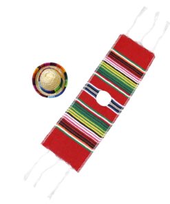 Fiesta Costume for Chickens Includes Sombrero and Serape Poncho for Silkie Chickens Laying Hens Pet Chicken Costume