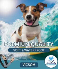 Flea and Tick Collar for Dogs 4 Pack, 32 Months Prevention, Waterproof, Adjustable for Small Medium Large Dogs Puppies (Black and Grey)