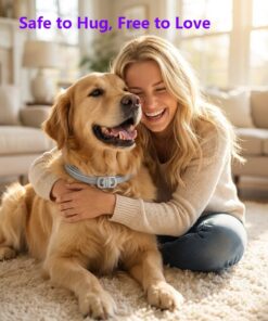 Flea and Tick Collar for Dogs 4 Packs,Dog Collars with Natural Essential Oils,Waterproof, Adjustable for Small Medium Large Dogs,Safe for Puppies (Gray)