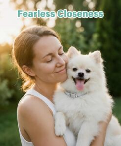 Flea and Tick Collar for Dogs, 6 Pack Natural Flea and Tick Prevention for Dogs in a Waterproof Design with Natural Essential Oils, Adjustable Multi-Pest Repellent Collar for...