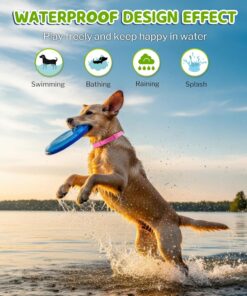 Flea and Tick Collar for Dogs, Dog Collars with Natural Essential Oils, Waterproof, Adjustable Size for Small Medium and Large Dog, Flea Prevention and Tick Control for...