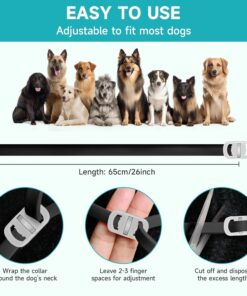 Flea and Tick Prevention for Dogs, 4 Pack Flea Collar for Dogs, Dog Flea and Tick Treatment, 32 Months Protection, Waterproof, Adjustable Collar for Dog, One Size Fits All for...