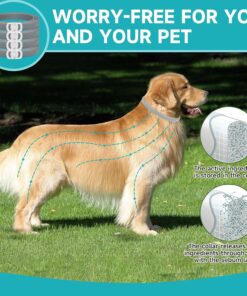 Flea and Tick Prevention for Dogs, 4 Pack Flea Collar for Dogs, Dog Flea and Tick Treatment, 32 Months Protection, Waterproof, Adjustable Collar for Dog, One Size Fits All for...
