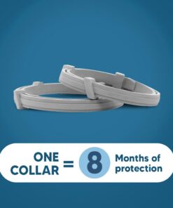 Flea Collar for Small Dogs, Flea and Tick Collar for Puppy, Small Dog Flea Collar Under 18 lbs, 8 Months Protection-2P
