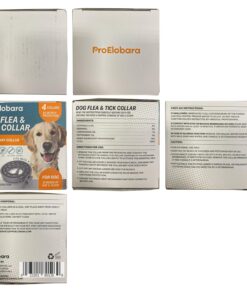 Flea Tick Prevention Collars for Dogs: Essential Oil-Based Flea Collar for 4 Month Support - Natural Fleas Ticks Collar for Small Medium Large Dogs, Gentle Fleas Ticks Control...