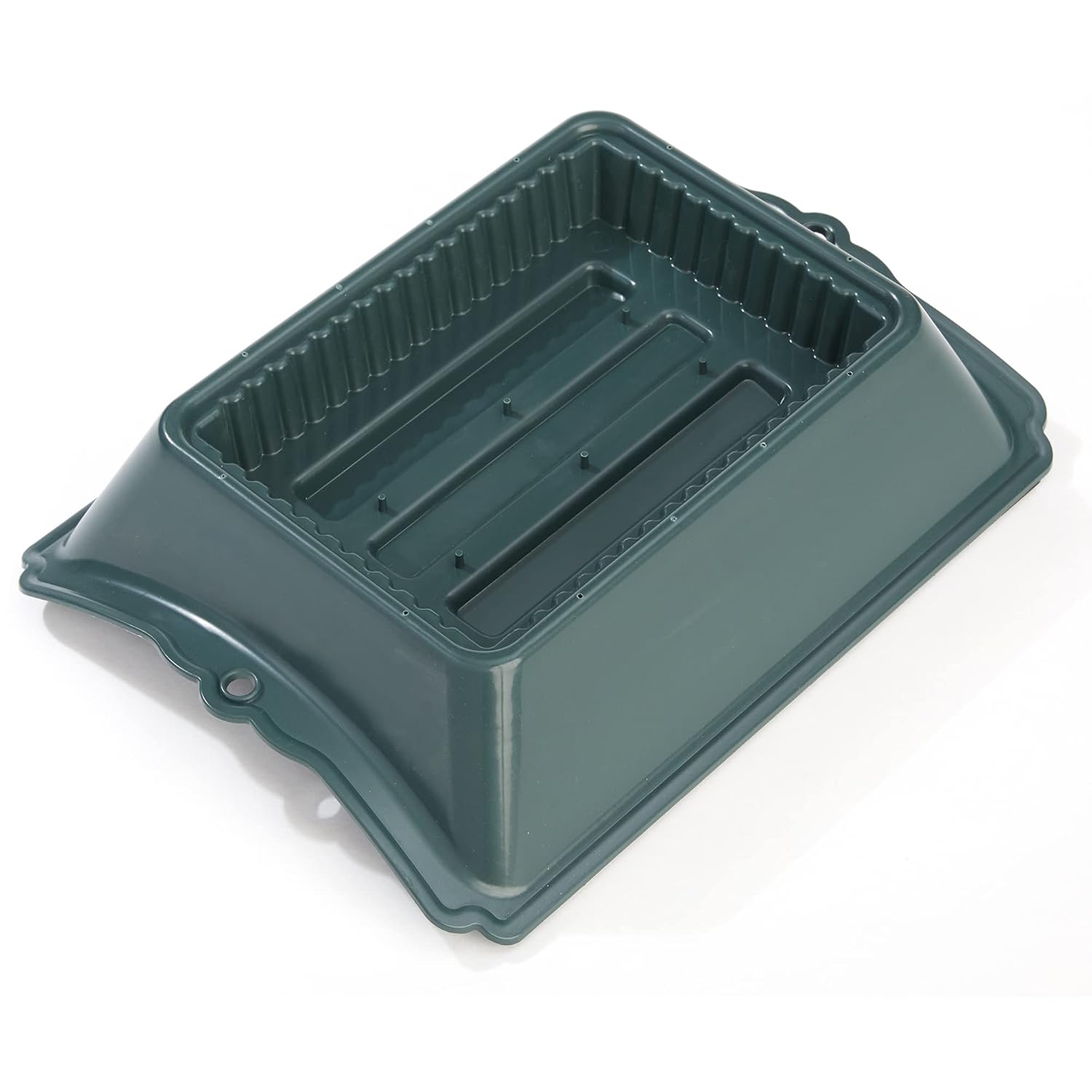 FloraCraft Plastic Floral Casket Saddle 2.5 Inch x 10.75 Inch x 15 Inch Green