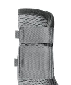 Fly Boots for Horses Set of 4, Breathable Comfy Mesh Horse Leggings Reduce Stomping, Hoof Stress, and Leg Fatigue Grey Full