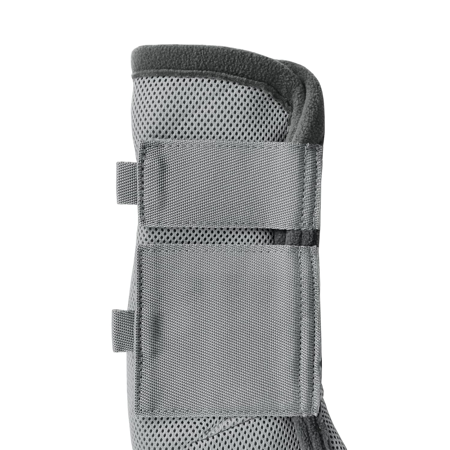 Fly Boots for Horses Set of 4, Breathable Comfy Mesh Horse Leggings Reduce Stomping, Hoof Stress, and Leg Fatigue Grey Full